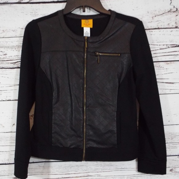 Ruby Rd. Jackets & Blazers - 2/$30 Ruby Rd Woman's Black Zipper Front Jacket 6P